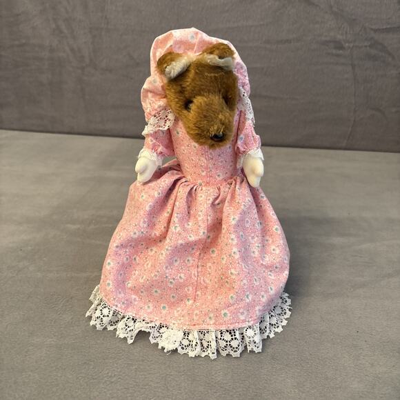 Topsy Turvy Flip Doll Little Red Riding Hood Grandma Wolf Vtg 3-In-1 Soft Play - Picture 4 of 6